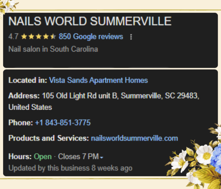 Best Nail Salon in Summerville, SC – Experience the Difference at Nails World